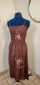 Brown summer dress